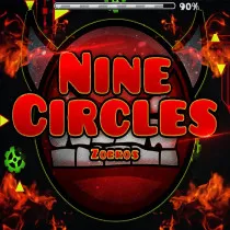 Play Geometry Dash Nine Circles now!