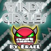 Play Geometry Dash Windy Circles now!